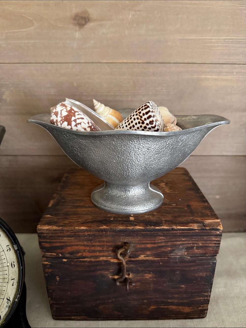 Vintage Guardian Service Ware Hammered Cast Aluminum Gravy/Sauce Boat